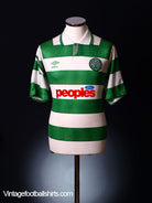 1991-92 Celtic Home Shirt XL Football Shirt
