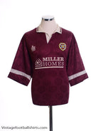 1991-92 Hearts Home Shirt #4 XL Football Shirt