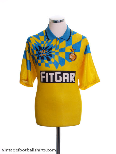 1991-92 Inter Milan Third Shirt *BNWT* L Football Shirt