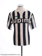 1991-92 Juventus Home Shirt M Football Shirt