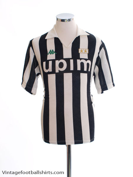 1991-92 Juventus Home Shirt M Football Shirt