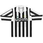 1991-92 Juventus Kappa Home Shirt L/S L Football Shirt