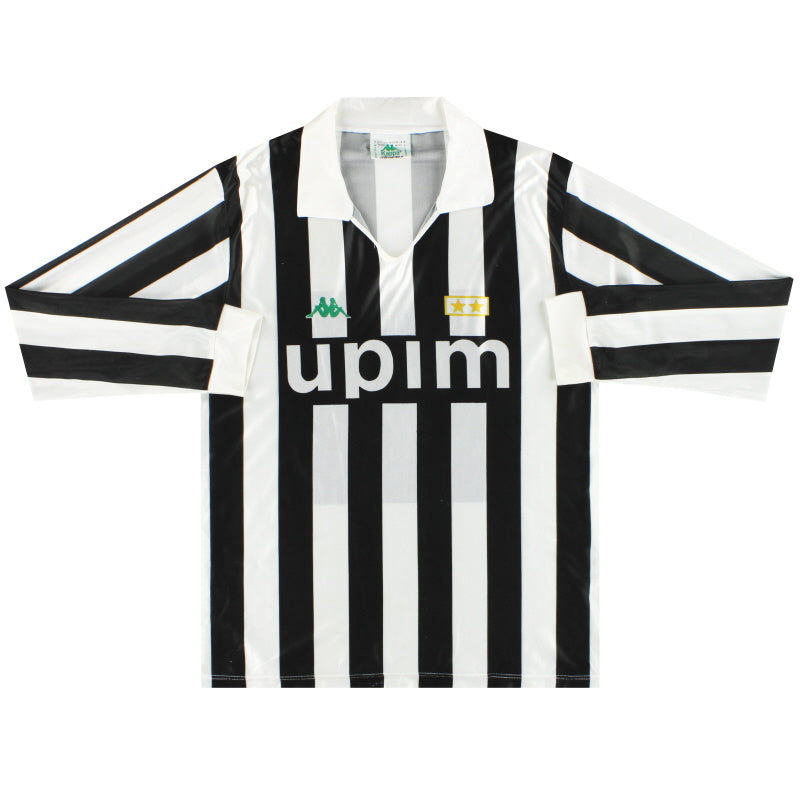 1991-92 Juventus Kappa Home Shirt L/S L Football Shirt