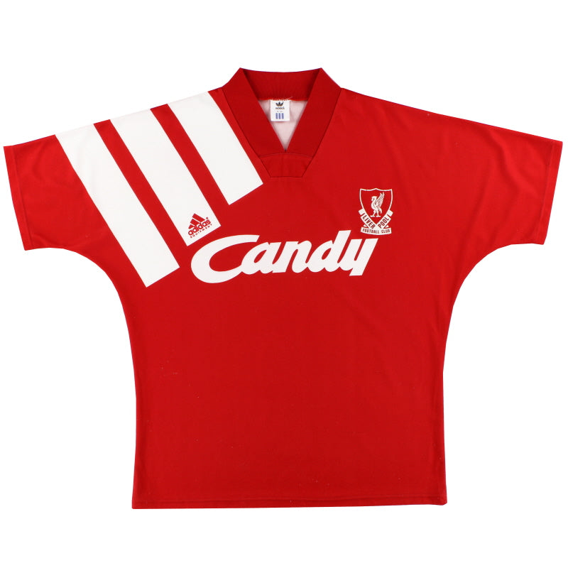1991-92 Liverpool adidas Home Shirt L/XL 301435 | Vintage Football