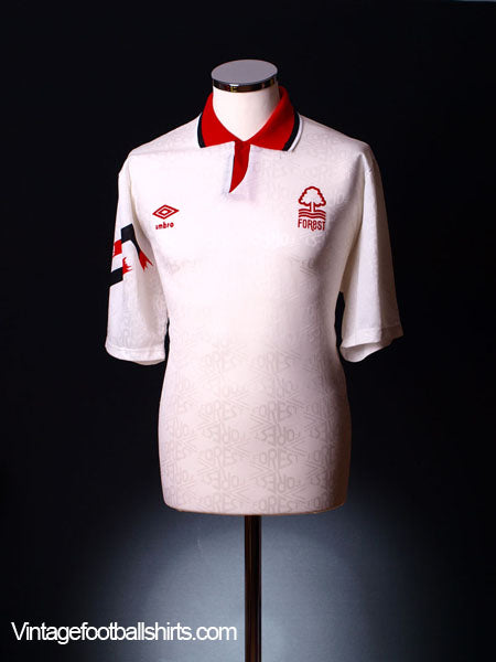 1991-92 Nottingham Forest Away Shirt XL Football Shirt