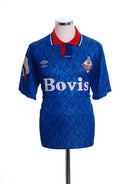 1991-92 Oldham Home Shirt L Football Shirt
