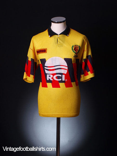 1991-92 Watford Centenary Match Issue Home Shirt #14 L Football Shirt