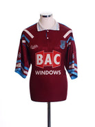 1991-92 West Ham Home Shirt L Football Shirt