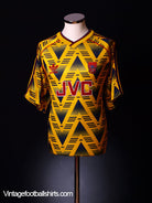 1991-93 Arsenal Away Shirt L Football Shirt