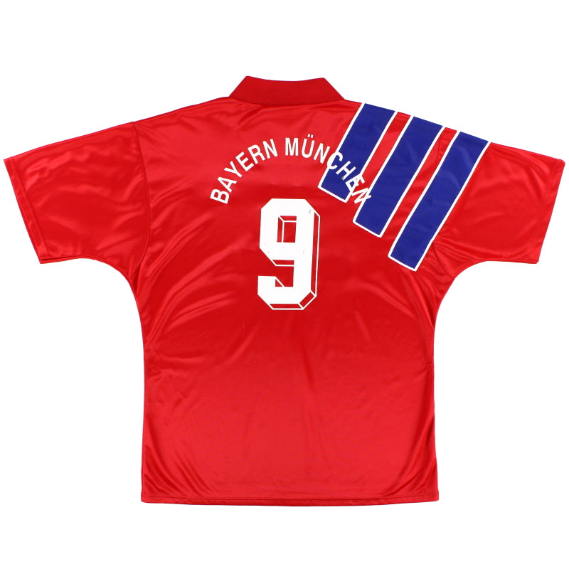 1991-93 Bayern Munich Home Shirt #9 XL Football Shirt