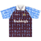 1991-93 Burnley Ribero Home Shirt L Football Shirt