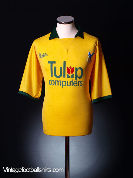 1991-93 Crystal Palace Away Shirt *Mint* L Football Shirt