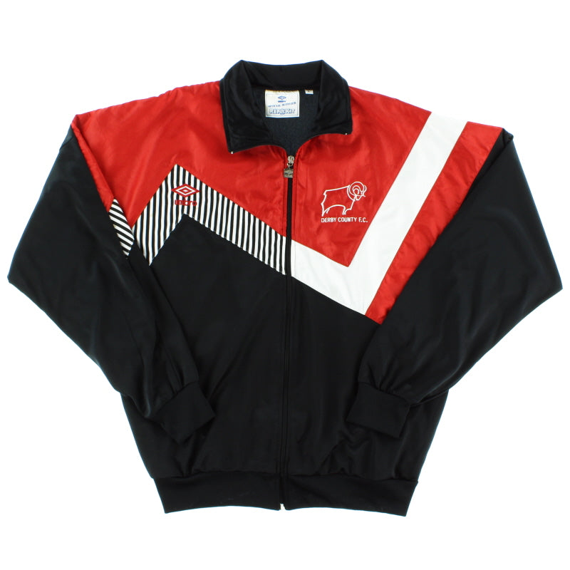 1991-93 Derby County Umbro Track Jacket *As New* L Jacket