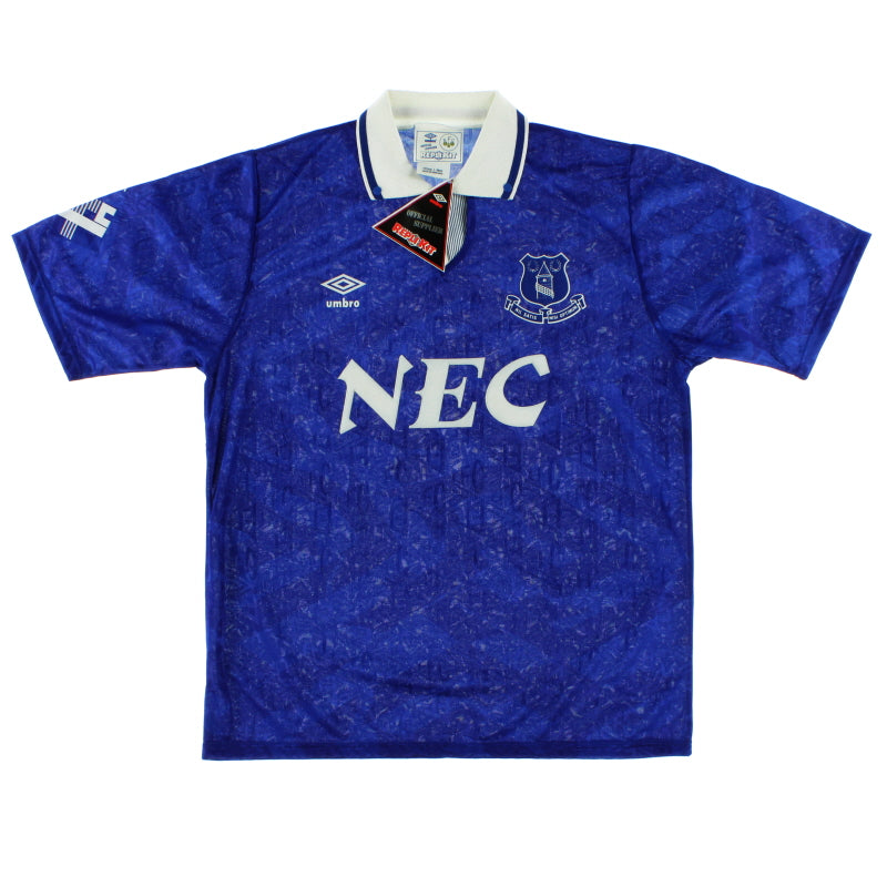 1991-93 Everton Home Shirt *BNIB* L Football Shirt