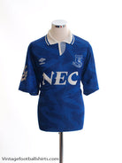 1991-93 Everton Home Shirt XL Football Shirt