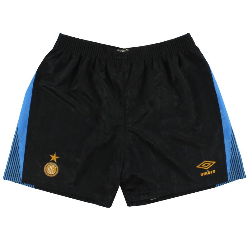 1991-93 Inter Milan Umbro Home Shorts L Football Shorts