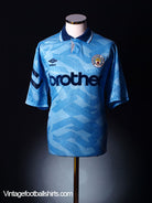 1991-93 Manchester City Home Shirt *BNIB* L Football Shirt