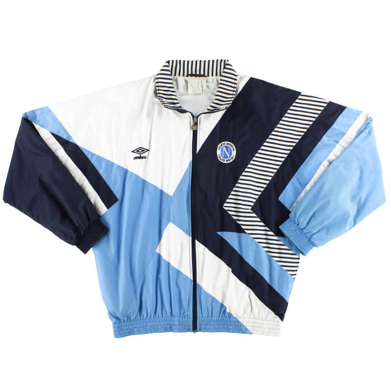 1991-93 Napoli Umbro Track Jacket S Jacket