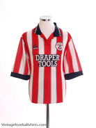1991-93 Southampton Home Shirt L Football Shirt