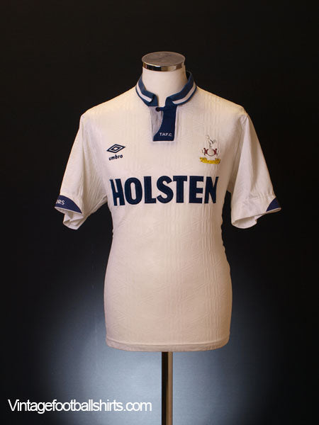 1991-93 Tottenham Home Shirt M Football Shirt