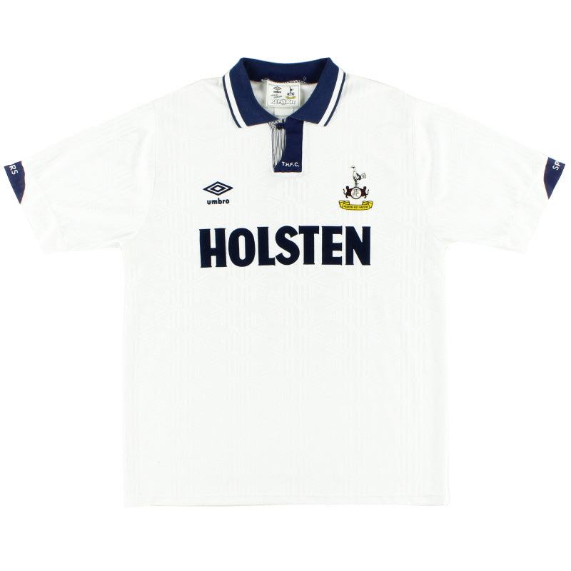 1991-93 Tottenham Umbro Home Shirt XL Football Shirt