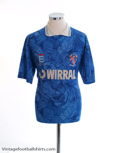 1991-93 Tranmere Rovers Away Shirt L | Vintage Football Shirts