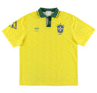 1991-93 Brazil Umbro Home Shirt L