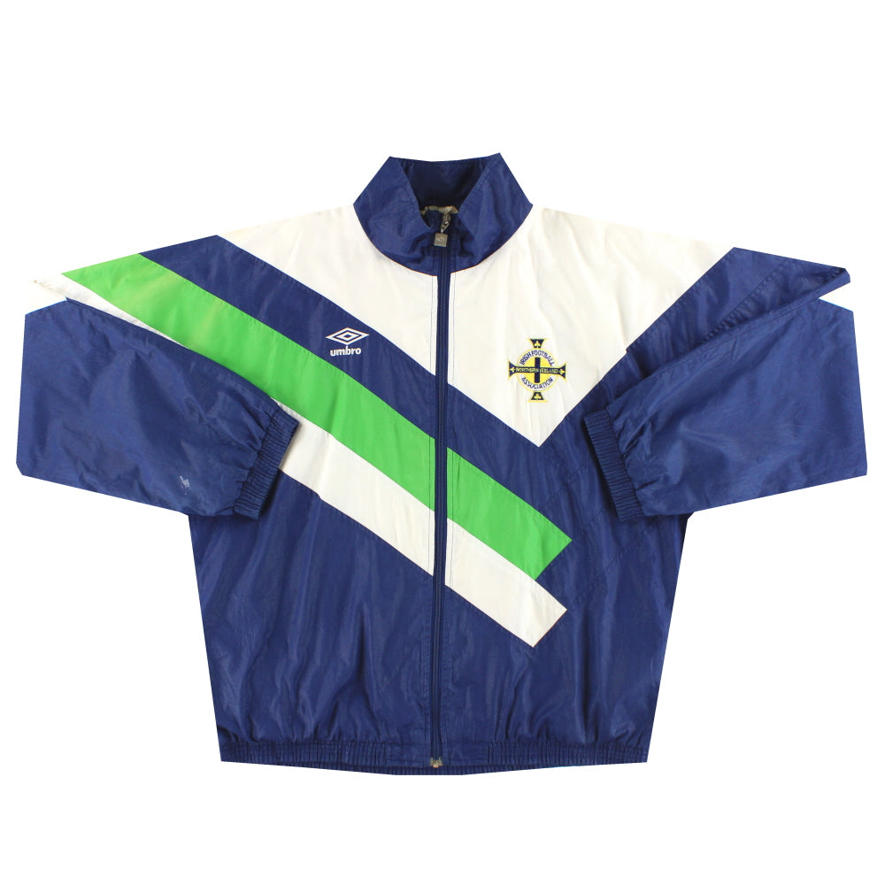 1991-93 Northern Ireland Umbro Track Jacket XL | Vintage Football