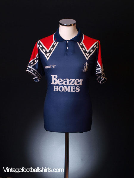1991-94 Falkirk Home Shirt M Vintage Football Shirts