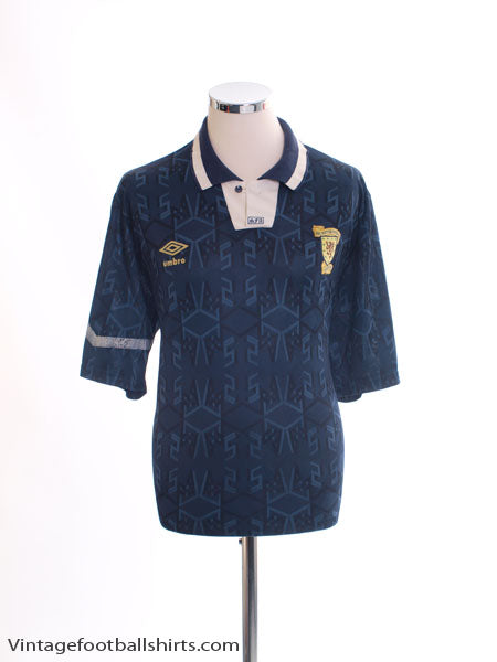 1991-94 Scotland Home Shirt *Mint* L Football Shirt