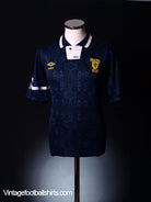 1991-94 Scotland Home Shirt S Football Shirt