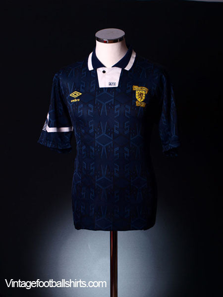 1991-94 Scotland Home Shirt S Football Shirt