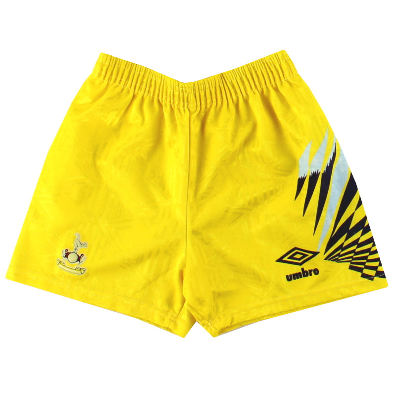1991-95 Tottenham Umbro Away Shorts Y Football Shorts