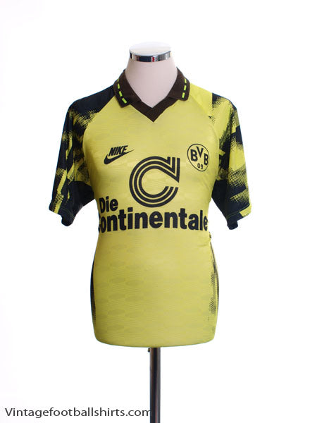 1992-93 Borussia Dortmund Home Shirt M Football Shirt