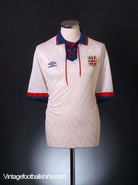 1992-93 Cagliari Away Shirt *Mint* XL Football Shirt