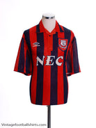 1992-93 Everton Away Shirt XL Football Shirt