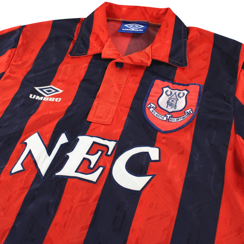 Umbro エバートン92-94シーズン 1992-94 Everton Umbro Away Shirt L | Vintage Football Shirts