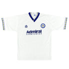 1992-93 Leeds Admiral Home Shirt *Mint* L Football Shirt