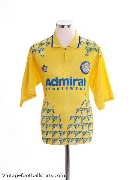 1992-93 Leeds Third Shirt L Football Shirt