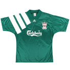 1992-93 Liverpool adidas Centenary Away Shirt *Mint* L Football Shirt