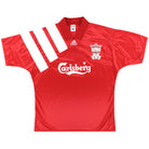 1992-93 Liverpool adidas Centenary Home Shirt L/XL Football Shirt
