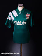 1992-93 Liverpool Centenary Away Shirt L Football Shirt