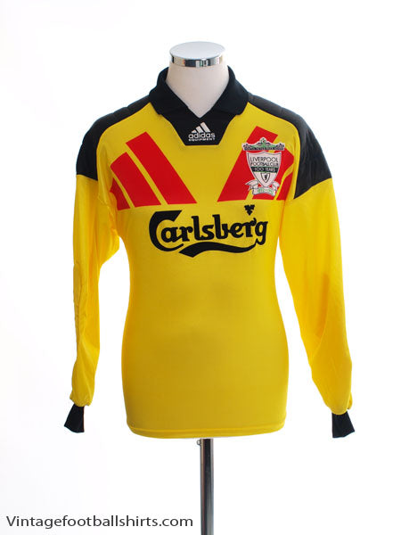 1992-93 Liverpool Centenary Goalkeeper Shirt S Football Shirt
