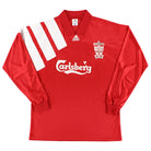 1992-93 Liverpool adidas Centenary Player Issue Home Shirt L/S XL Football Shirt