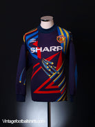 1992-93 Manchester United Goalkeeper Shirt #1 S Football Shirt
