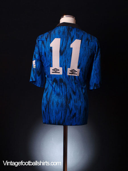 1992-93 Manchester United Match Worn Away Shirt #11 (Giggs) Football Shirt