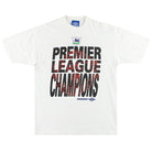 1992-93 Manchester United Umbro 'Champions' Graphic Tee L T-Shirt