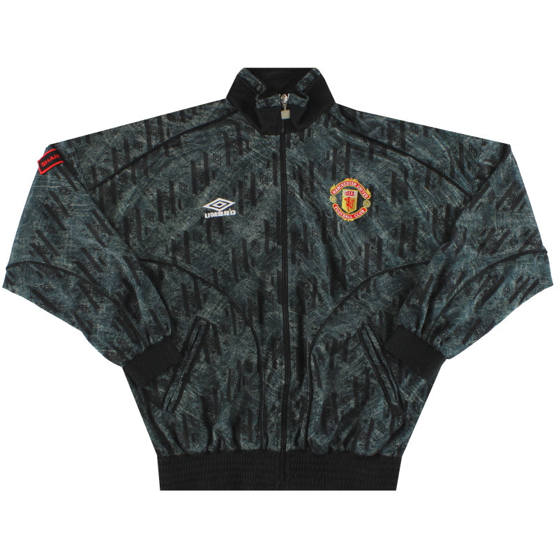 1992-93 Manchester United Umbro Track Jacket S Jacket