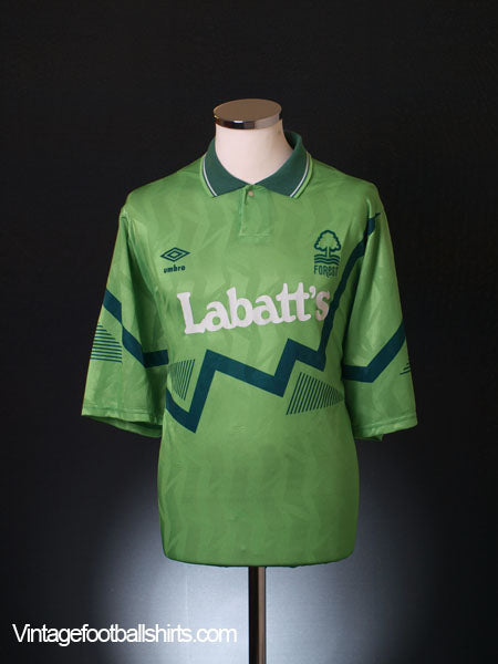 1992-93 Nottingham Forest Third Shirt XL Football Shirt