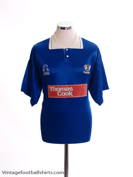 1992-93 Peterborough Home Shirt L Football Shirt